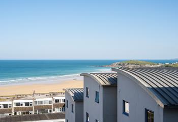 Wander down to Fistral Beach for a day on the golden sand.