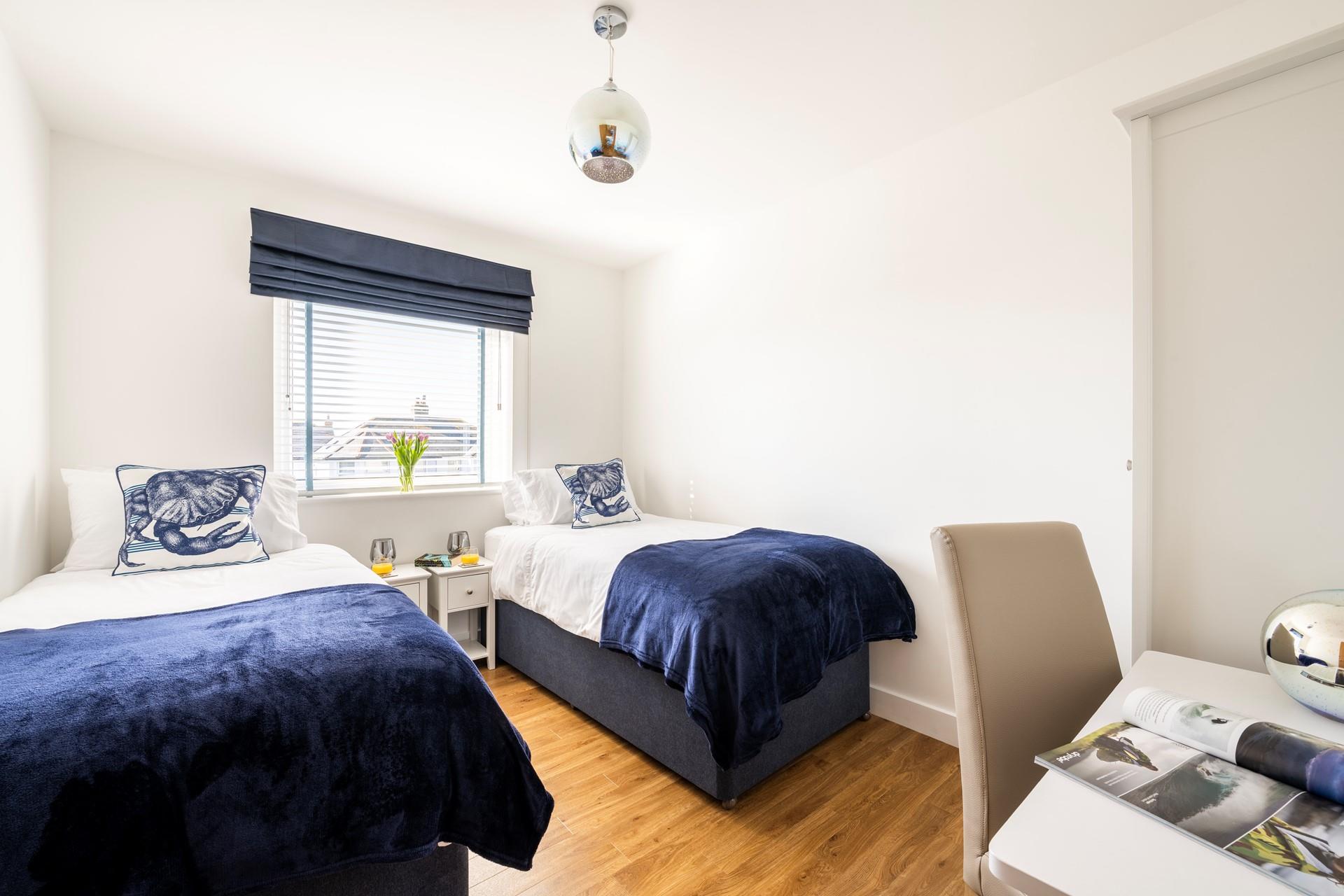 We love the crab cushions in bedroom 2!