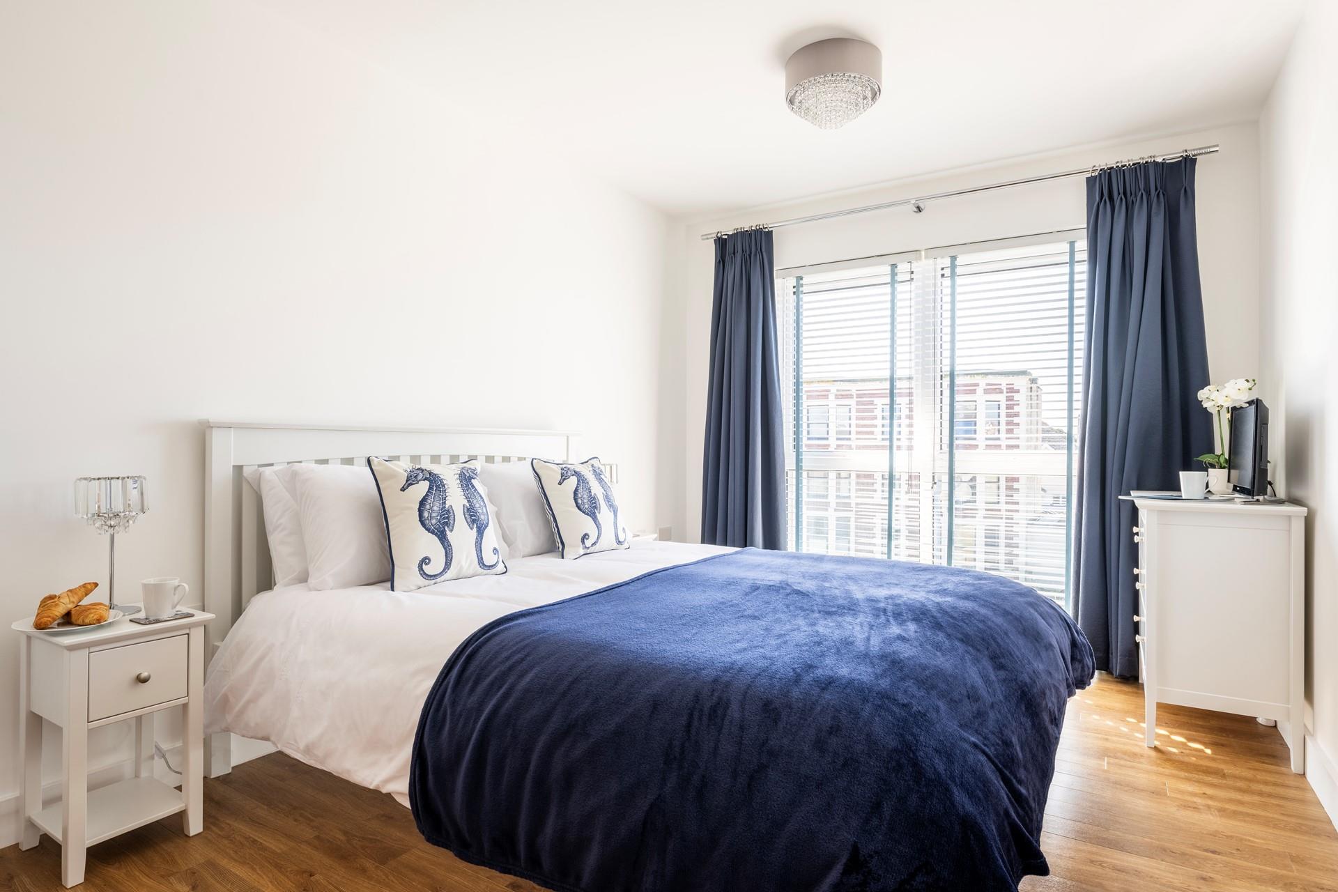 Climb into the king size bed and drift into a dreamy night's sleep.