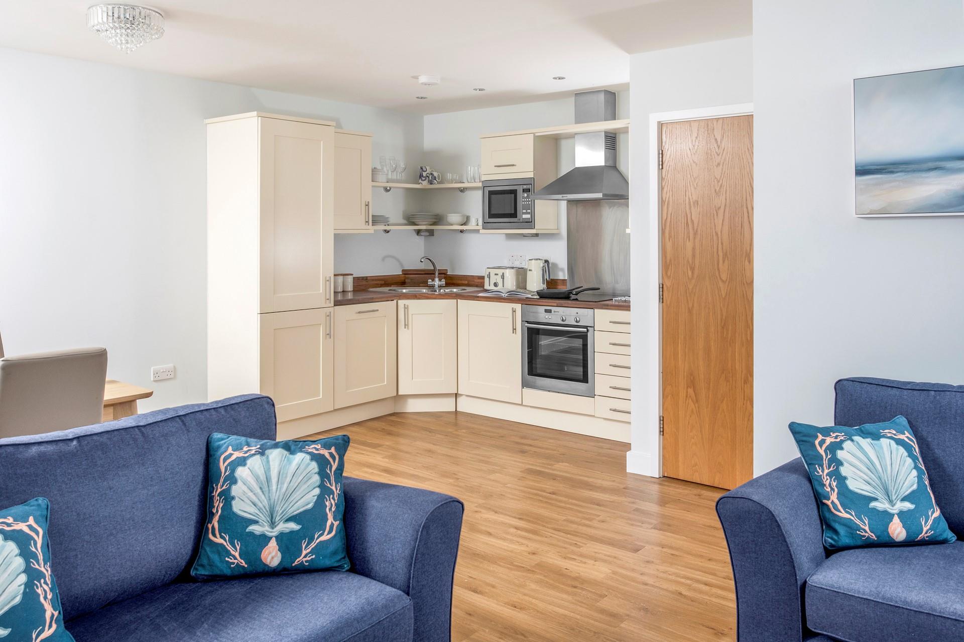 Spacious, open plan living means there's space for all the family to relax.