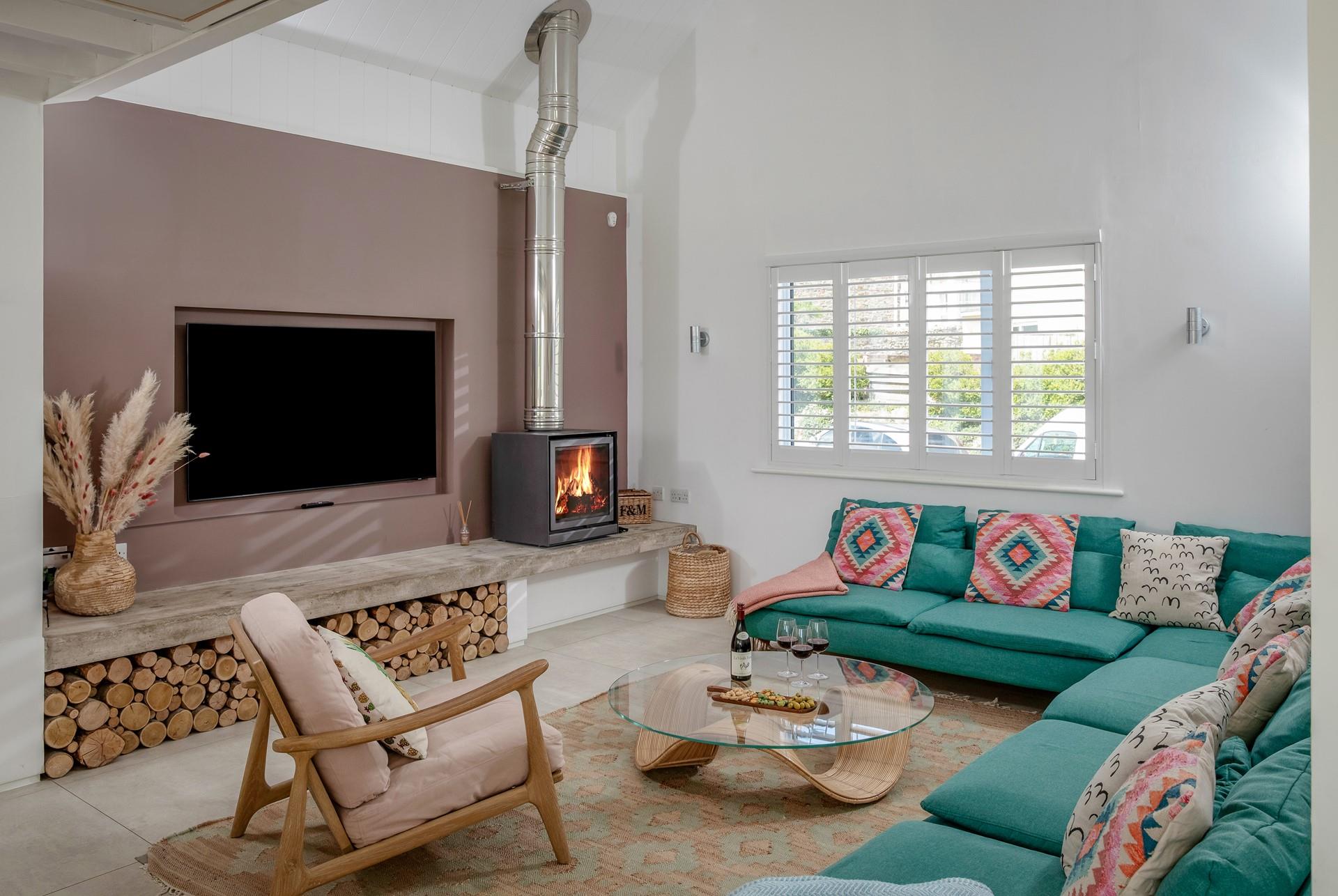 Unwind in the spacious, yet cosy living area.