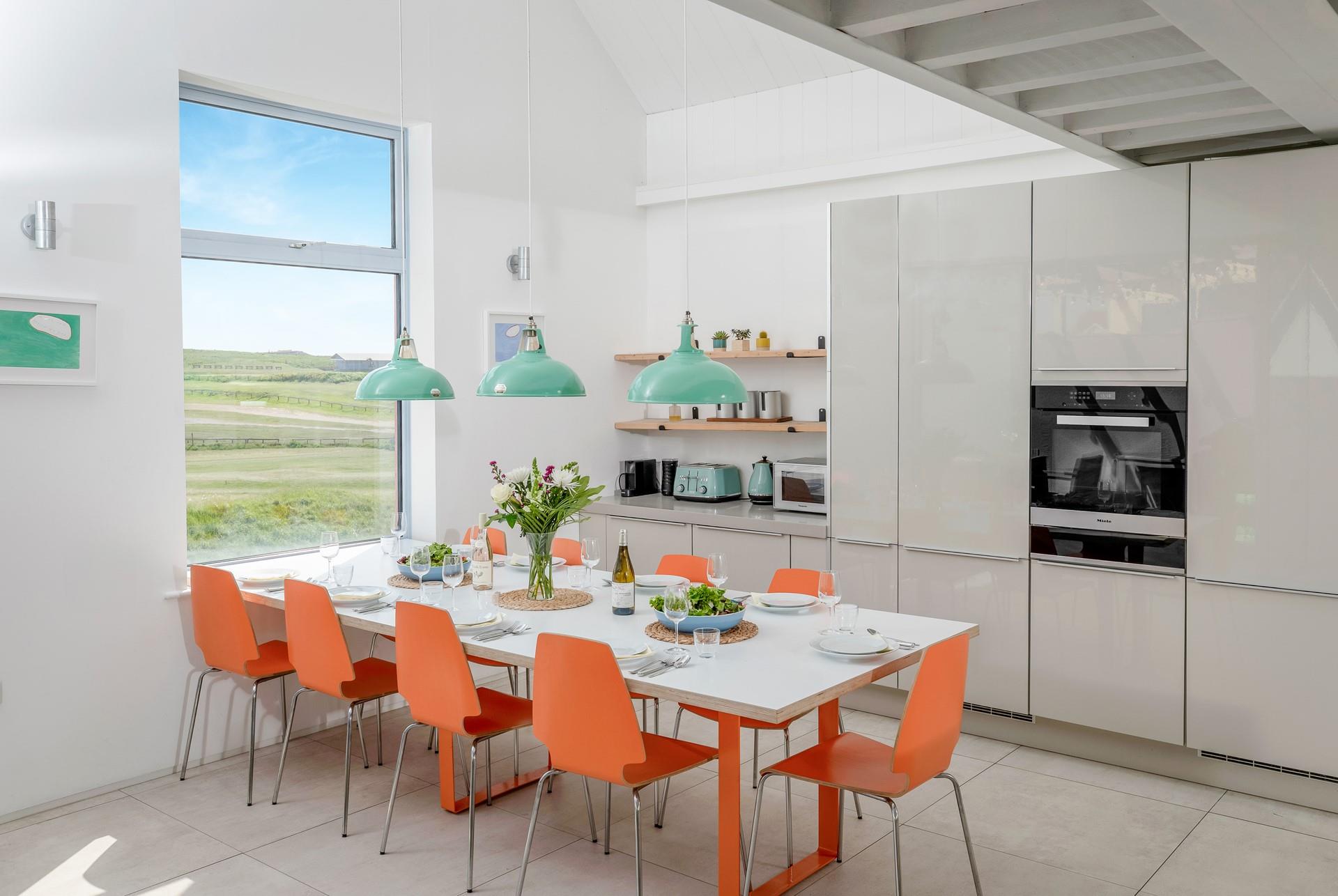 Gather the family around the dining table and tuck into a delicious meal.