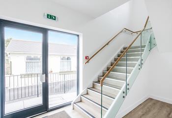 Climb the stairs to and get ready to be wowed by the stunning sea views.