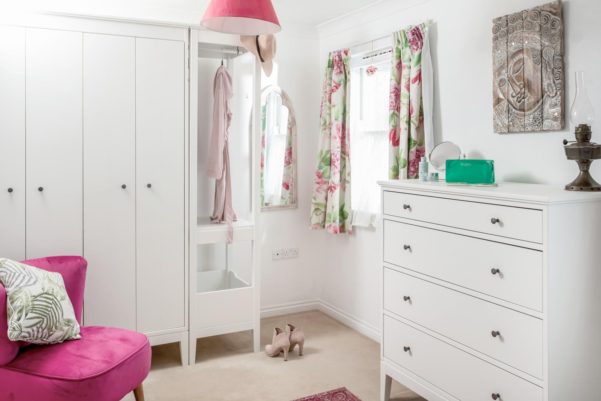 There is ample storage space so you don't have to pack light!