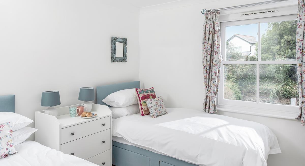 Sip a cuppa in bed and discuss the day's plans.