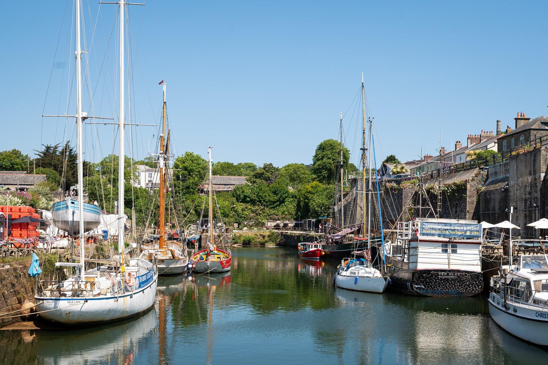 The iconic harbour is well known for its role in BBC's Poldark.