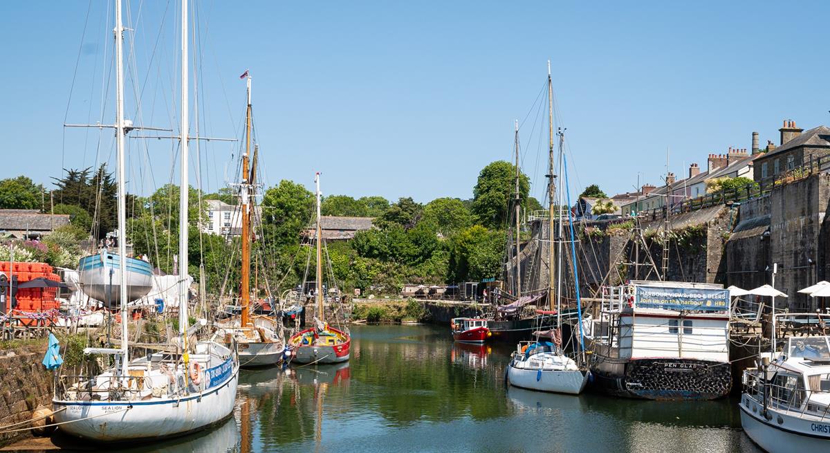 The iconic harbour is well known for its role in BBC's Poldark.