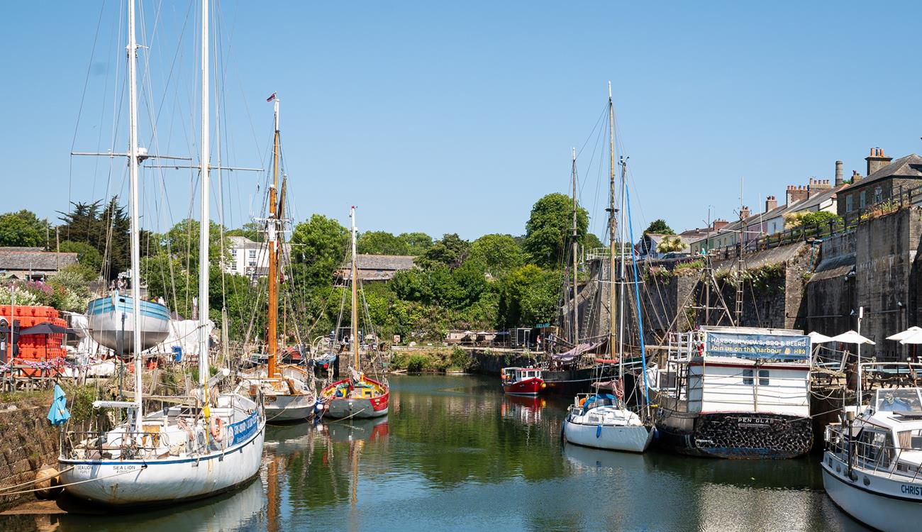 The iconic harbour is well known for its role in BBC's Poldark.