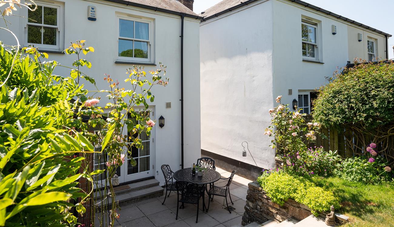 Enjoy a barbecue as the sun goes down on a warm evening.