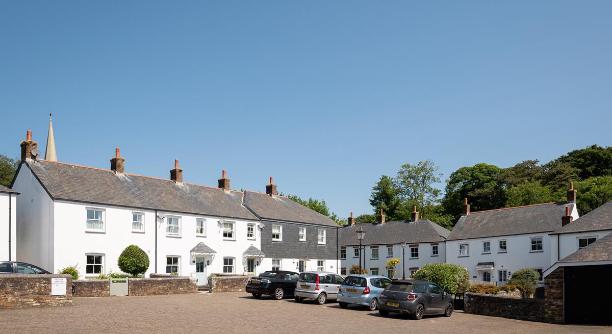Tucked away in a tranquil corner, with parking and a stone's throw from the local pub.