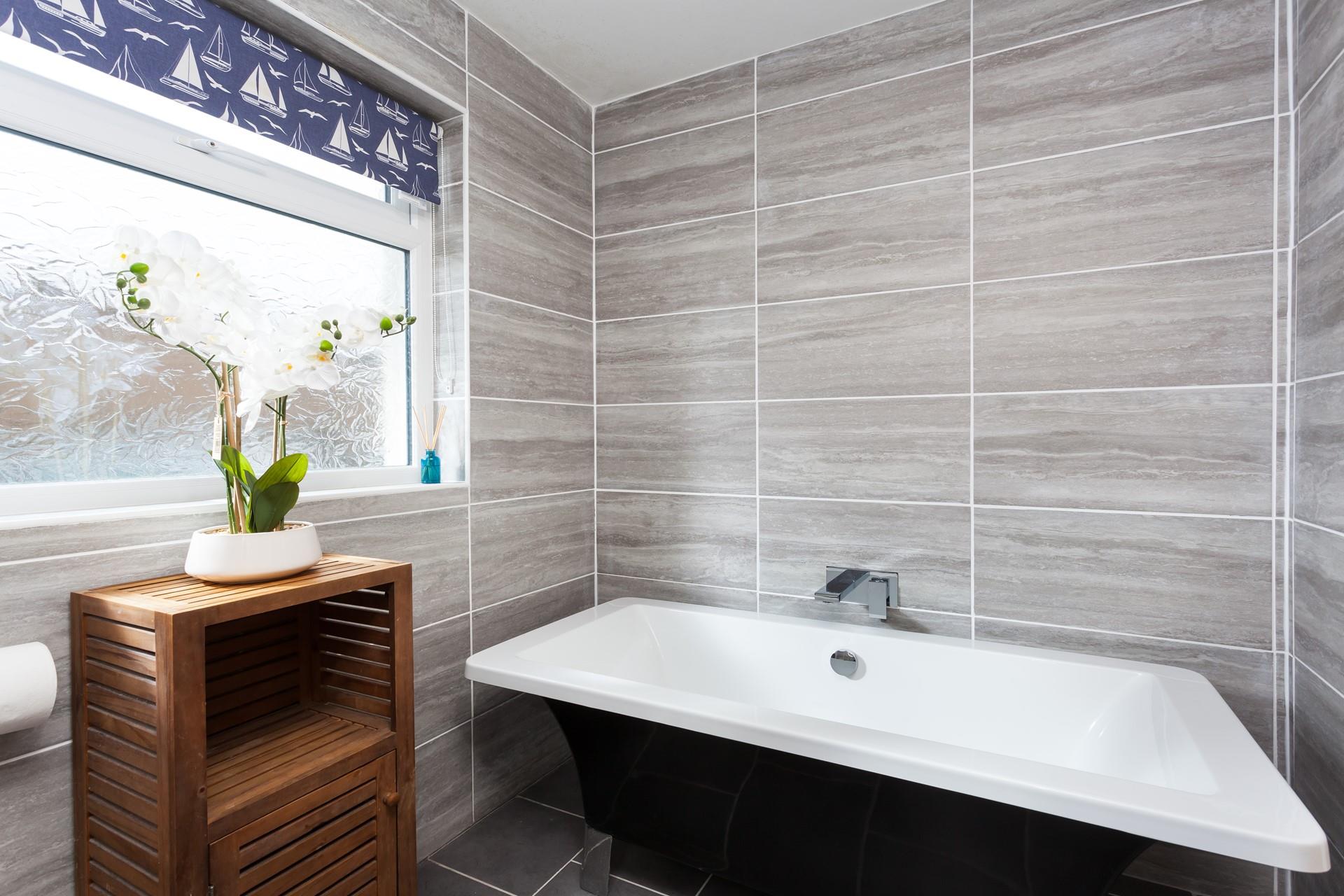 Run yourself a bubble bath to relax and unwind in the evening.