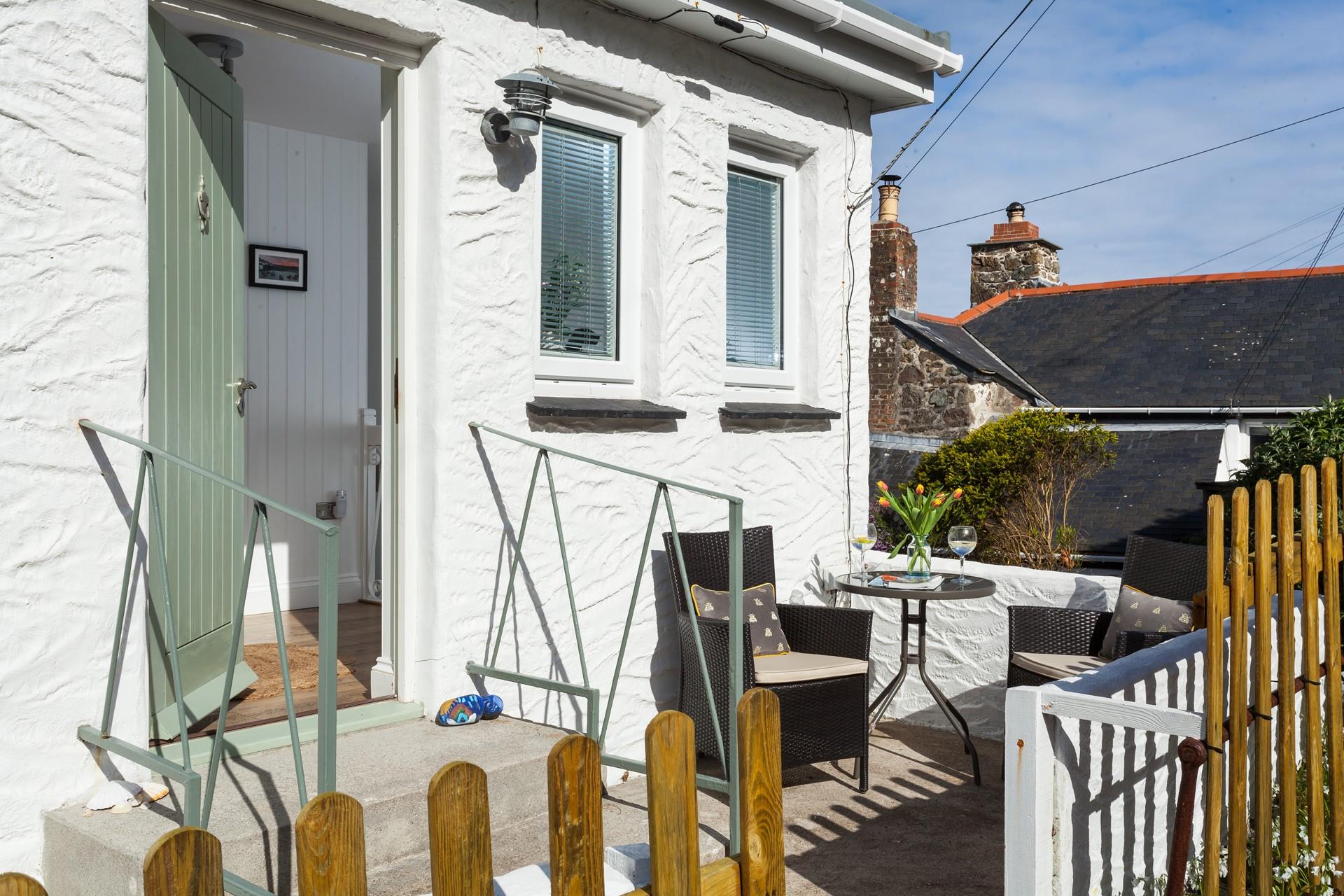 Sit outside with a glass of something cool and crisp, whilst enjoying the last of the evening sun. 