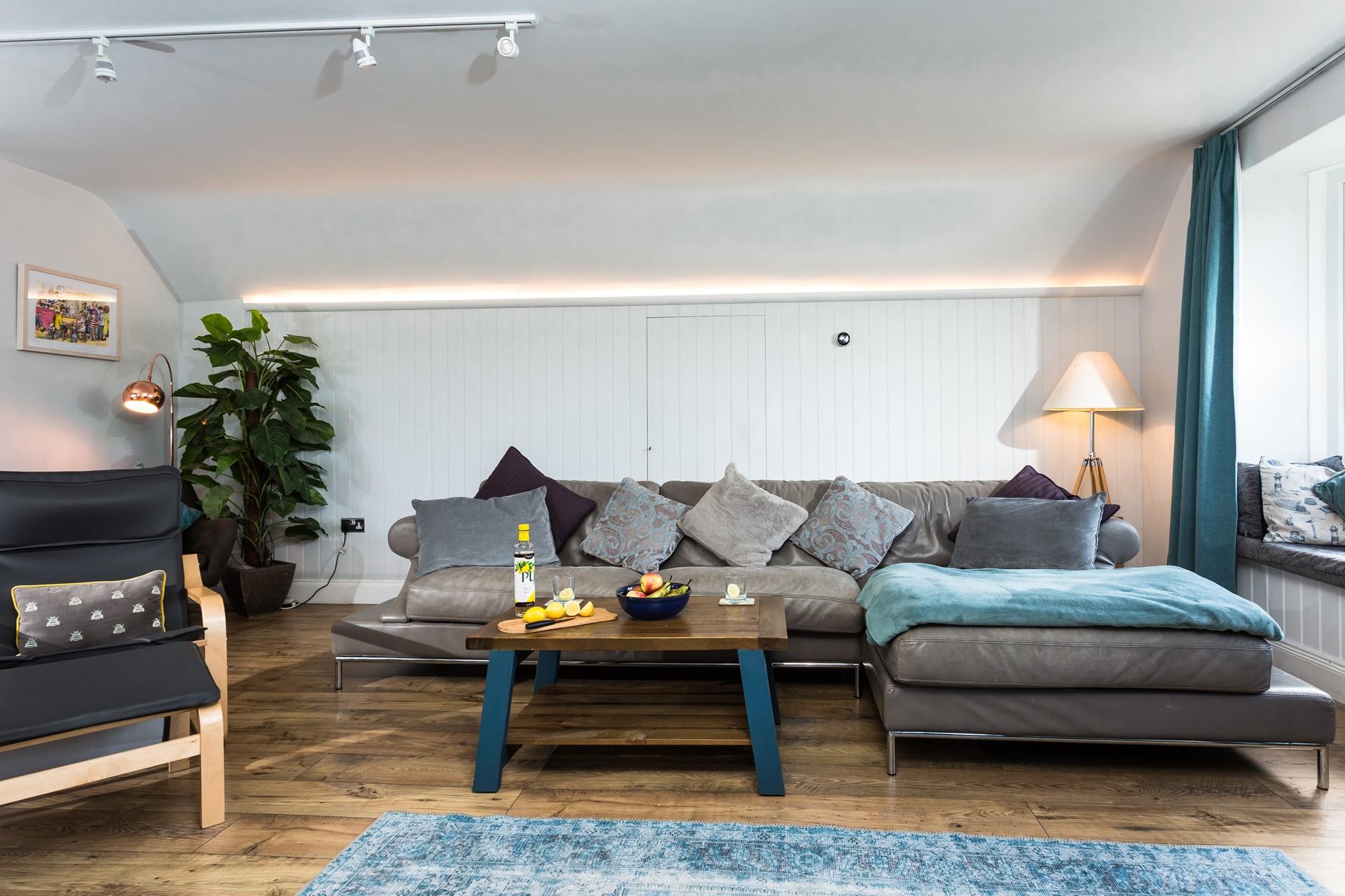 Sink into the sumptuous sofa and relax!