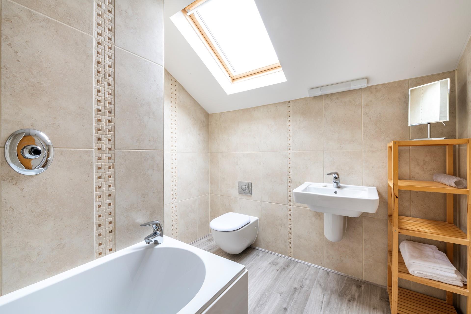 Run a bath to relax and unwind in the evening after a day walking the coast path.