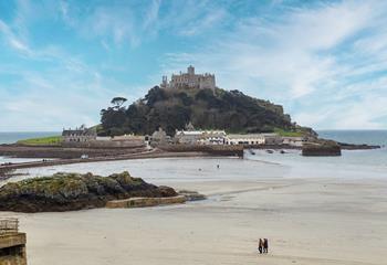 When the tide is out, take the walk across the causeway to explore the magical Mount.