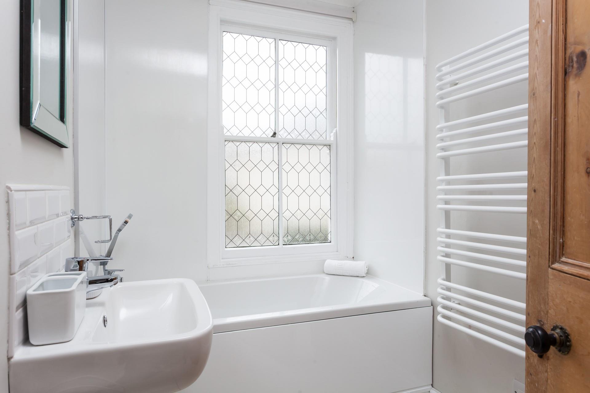 Fill the bath with bubbles and enjoy a long soak.