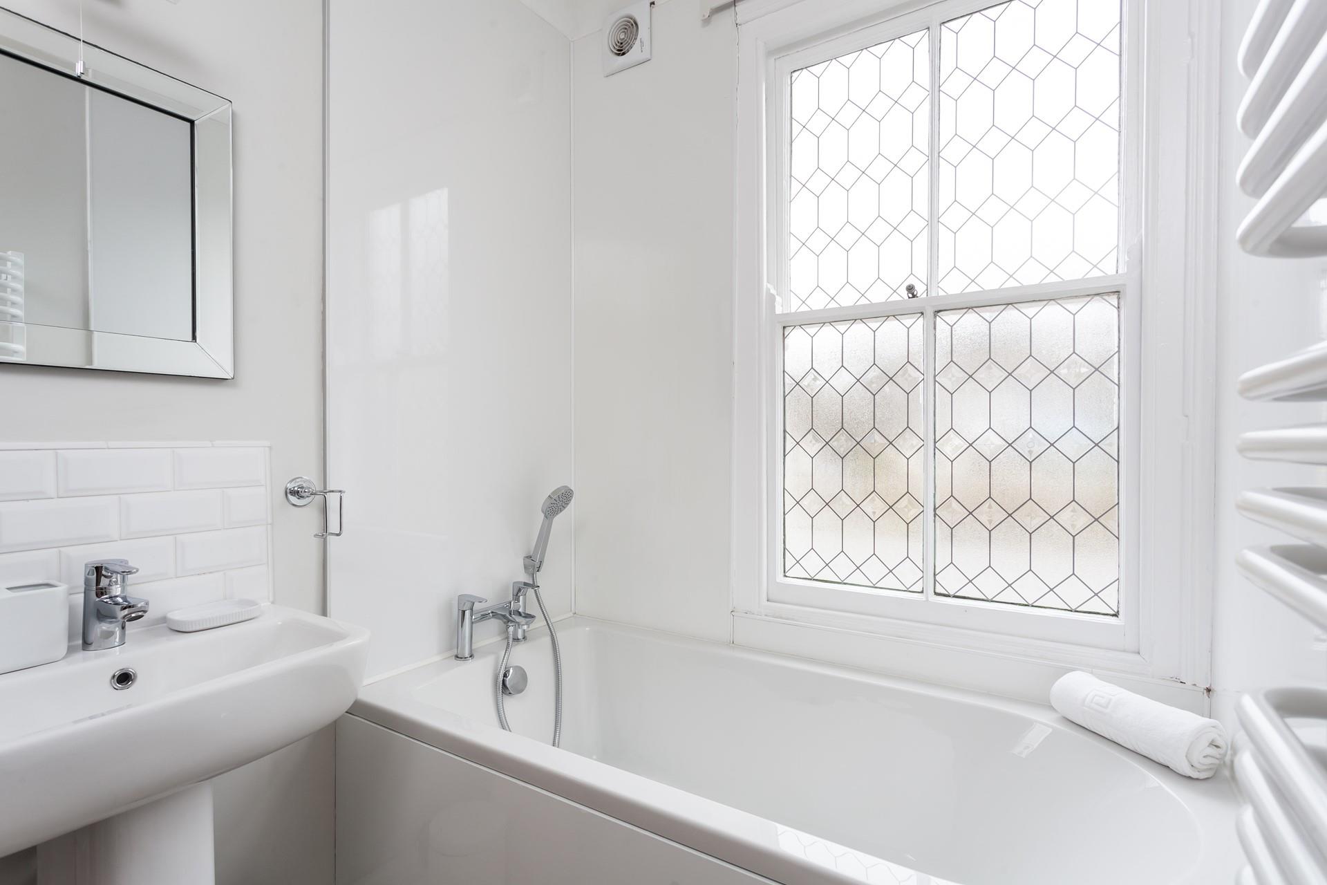 Run yourself a bath to relax and unwind after a windy walk across the beach.