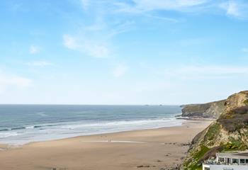 Take a stroll along the beach, or why not head down for an early morning dip?