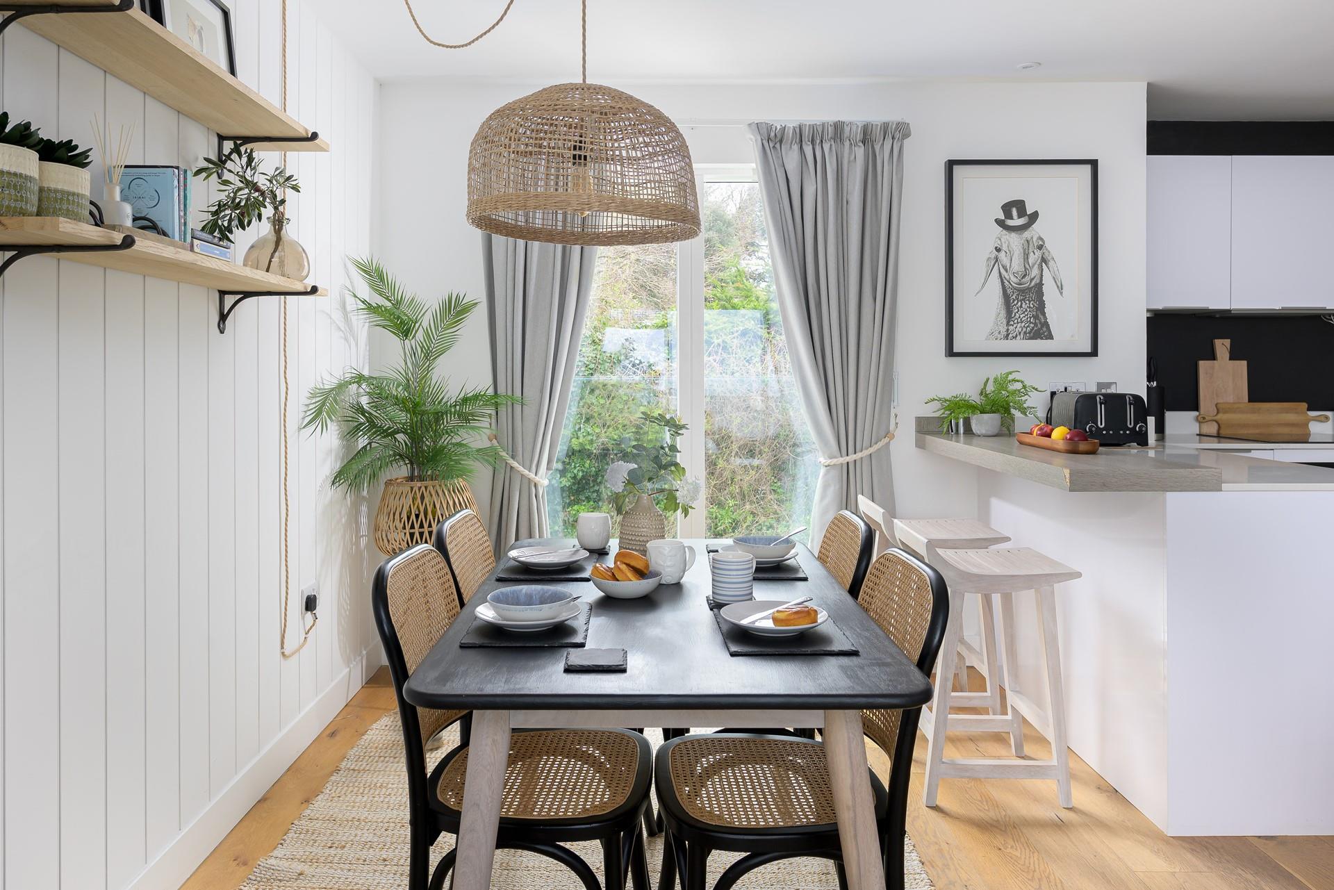 Gather the family around the table and devour a tasty dinner.