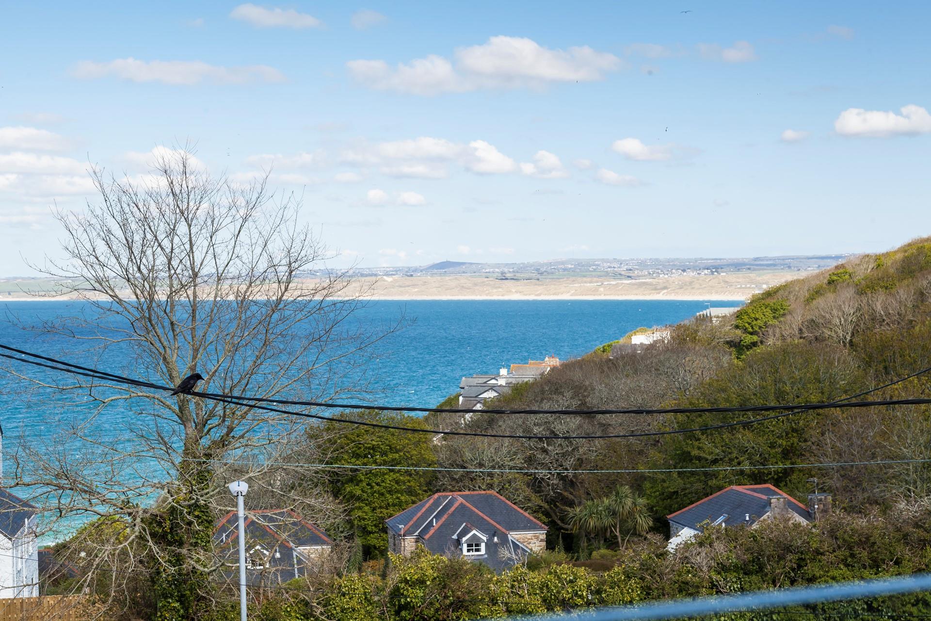 Views of the turquoise ocean can be enjoyed morning, noon and night.