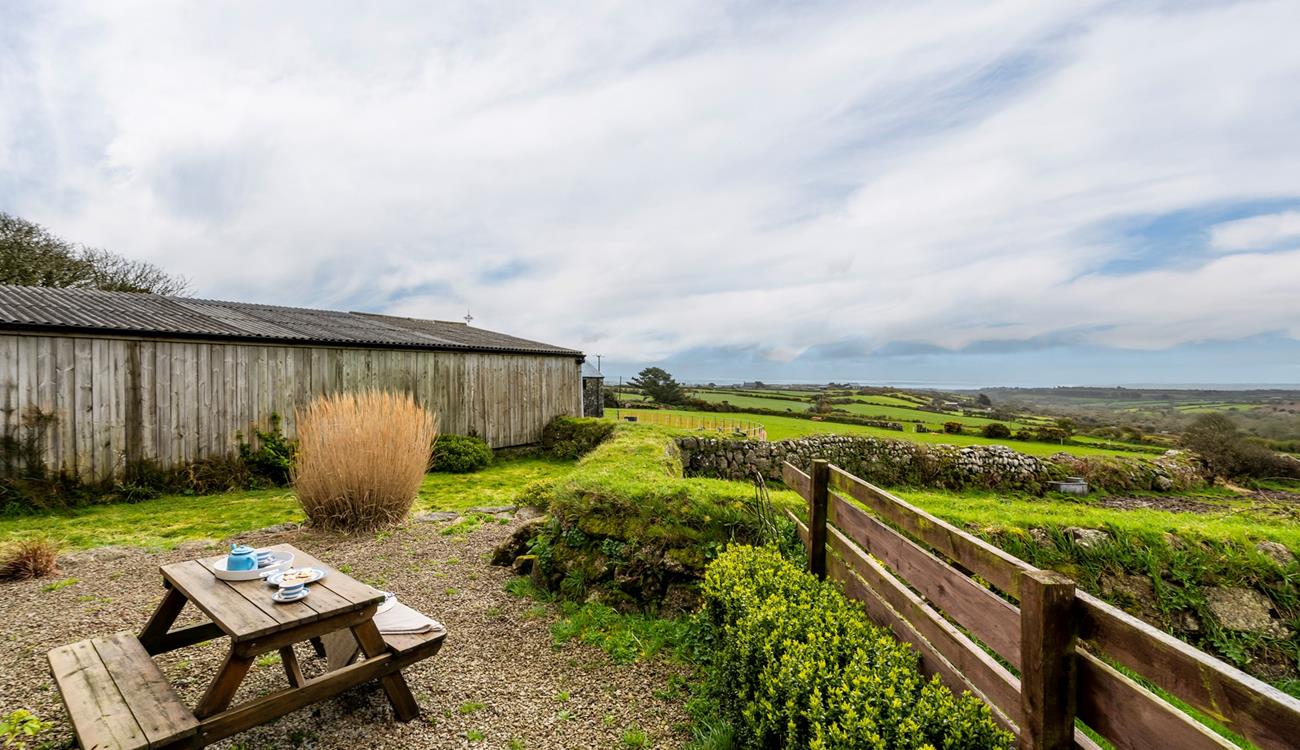 Take your afternoon tea al fresco and soak up the sunshine.
