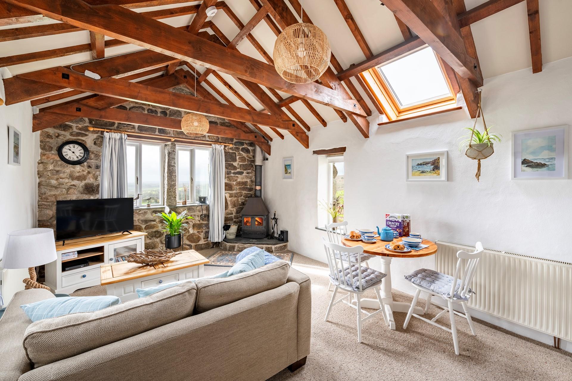This delightful barn conversion offers peace and tranquillity for a couple.
