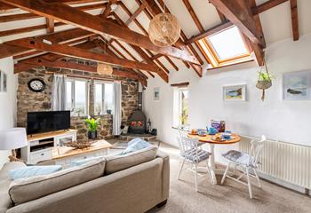 This delightful barn conversion offers peace and tranquillity for a couple.