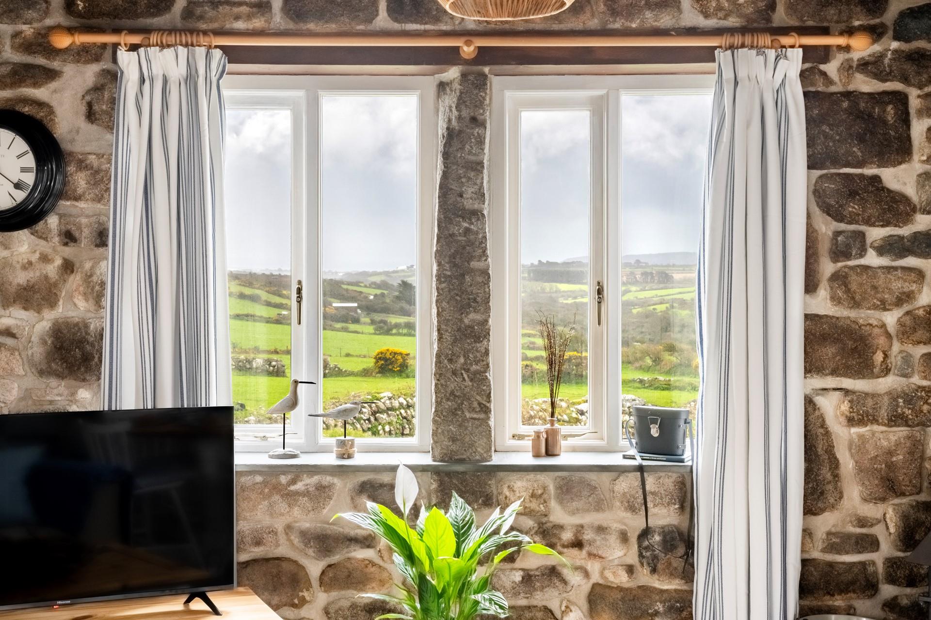 Gaze out at the countryside views as you sip a morning cuppa.