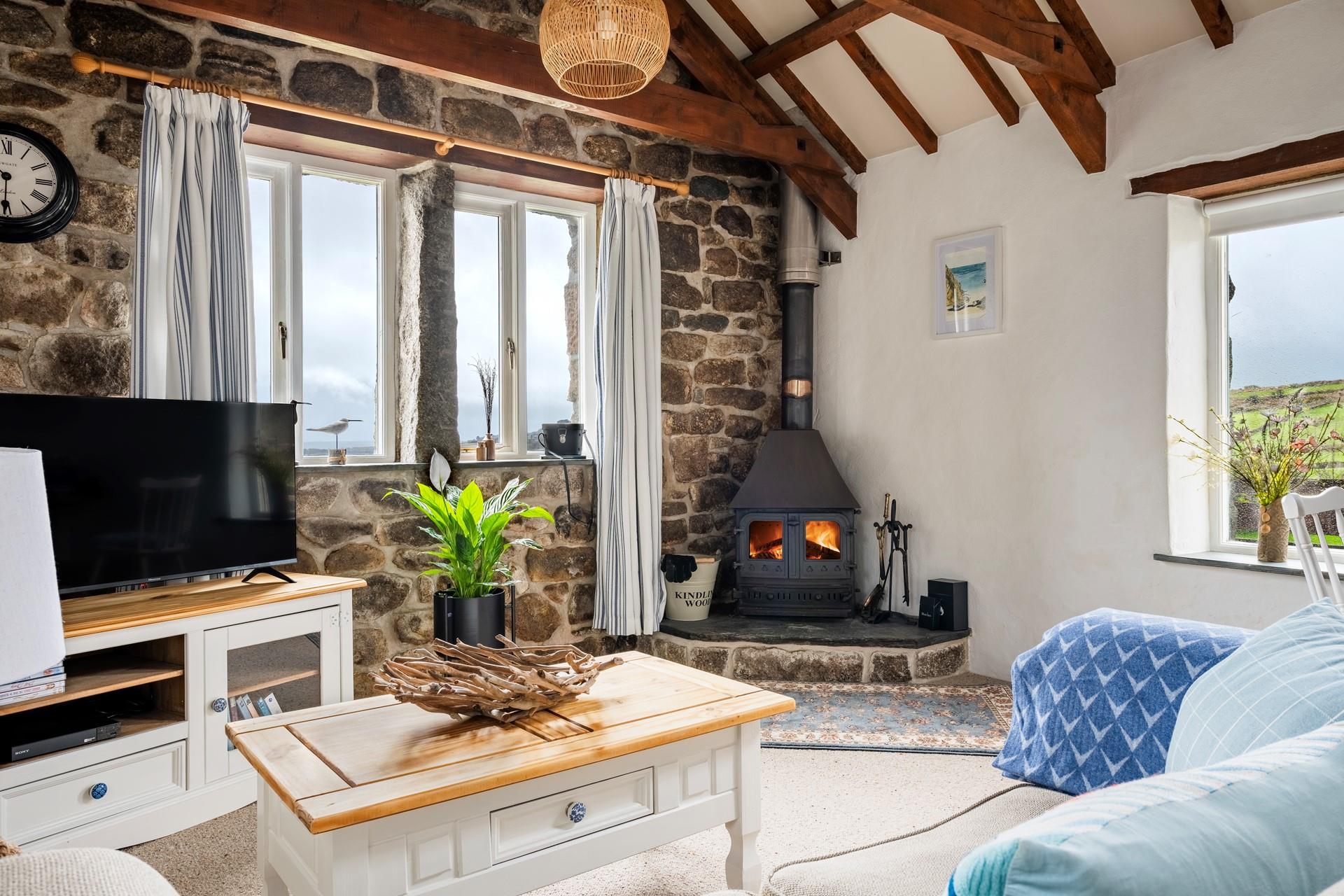 Listen to the crackle of the woodburner on a chilly afternoon and snuggle up with a hot chocolate.