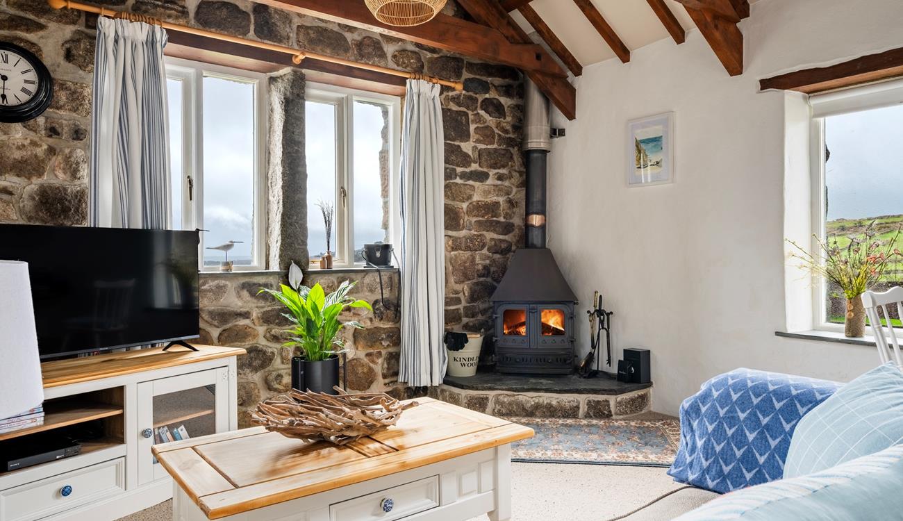 Listen to the crackle of the woodburner on a chilly afternoon and snuggle up with a hot chocolate.