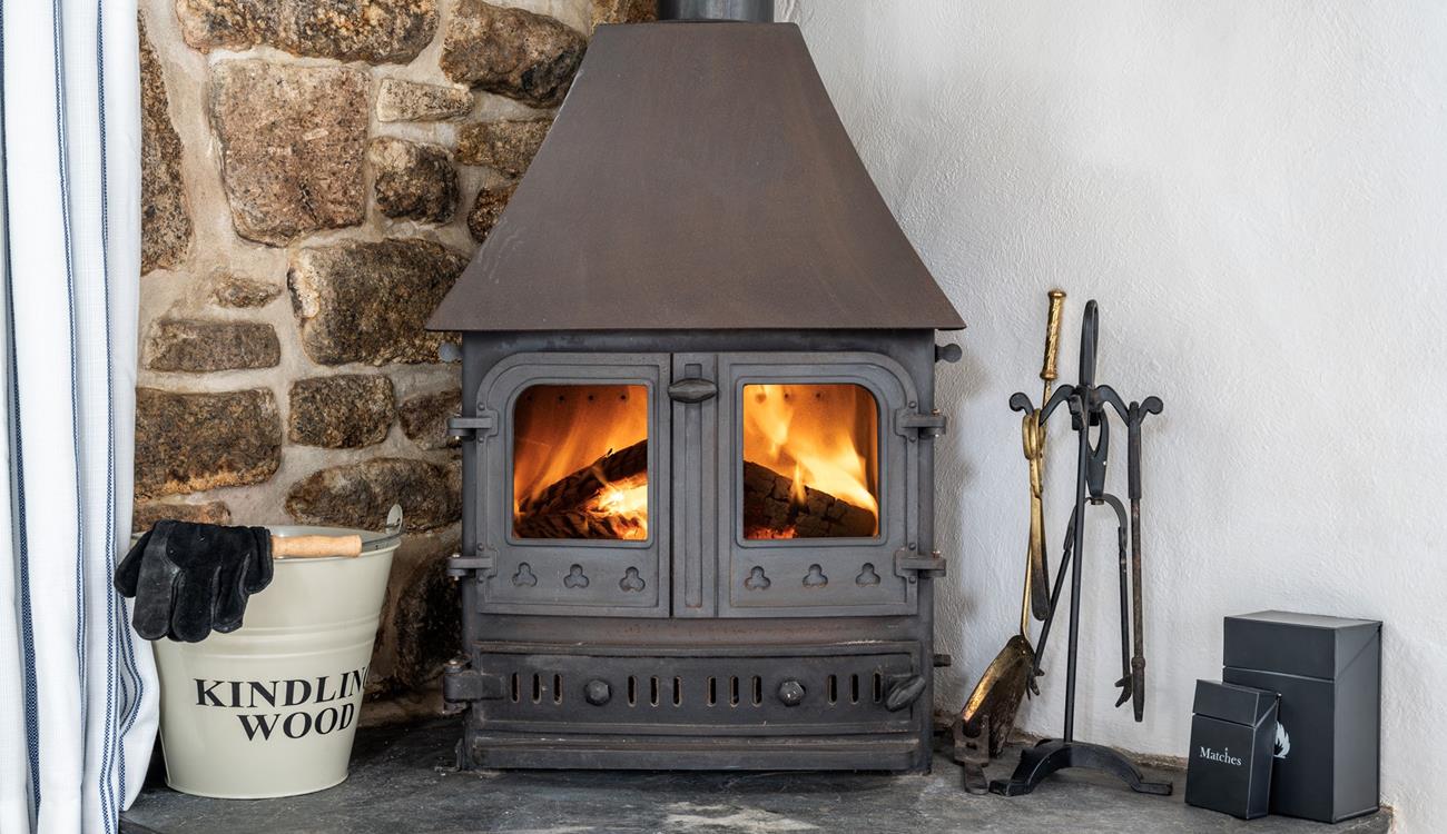 Light the woodburner after a blustery beach walk.