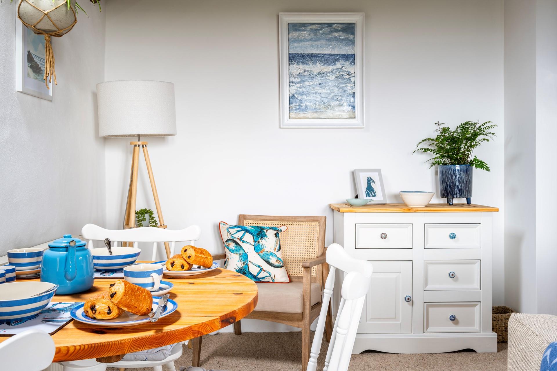 Buy locally baked fresh pastries to enjoy warm in the morning.