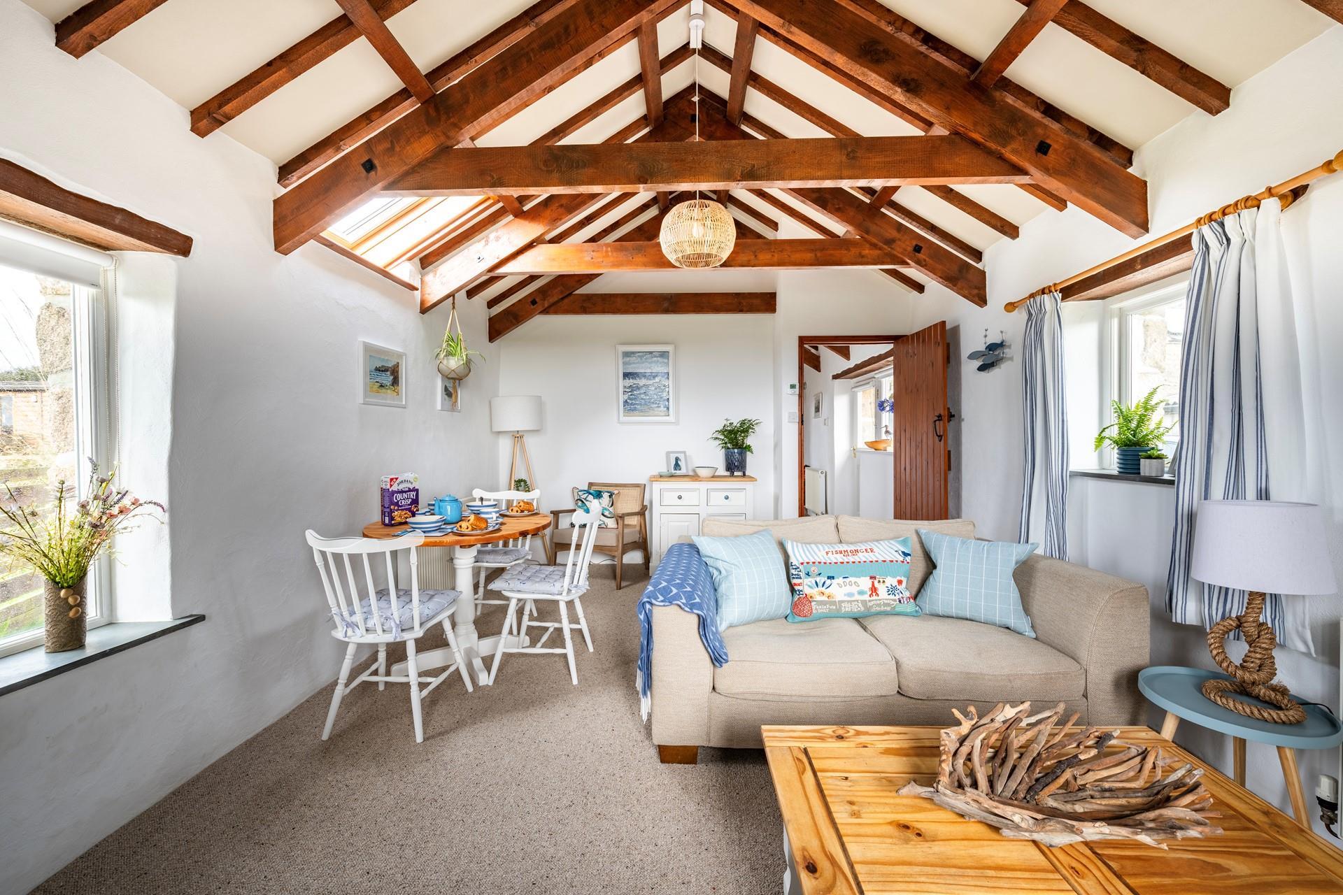 The open plan living space allows you to spend quality time together.