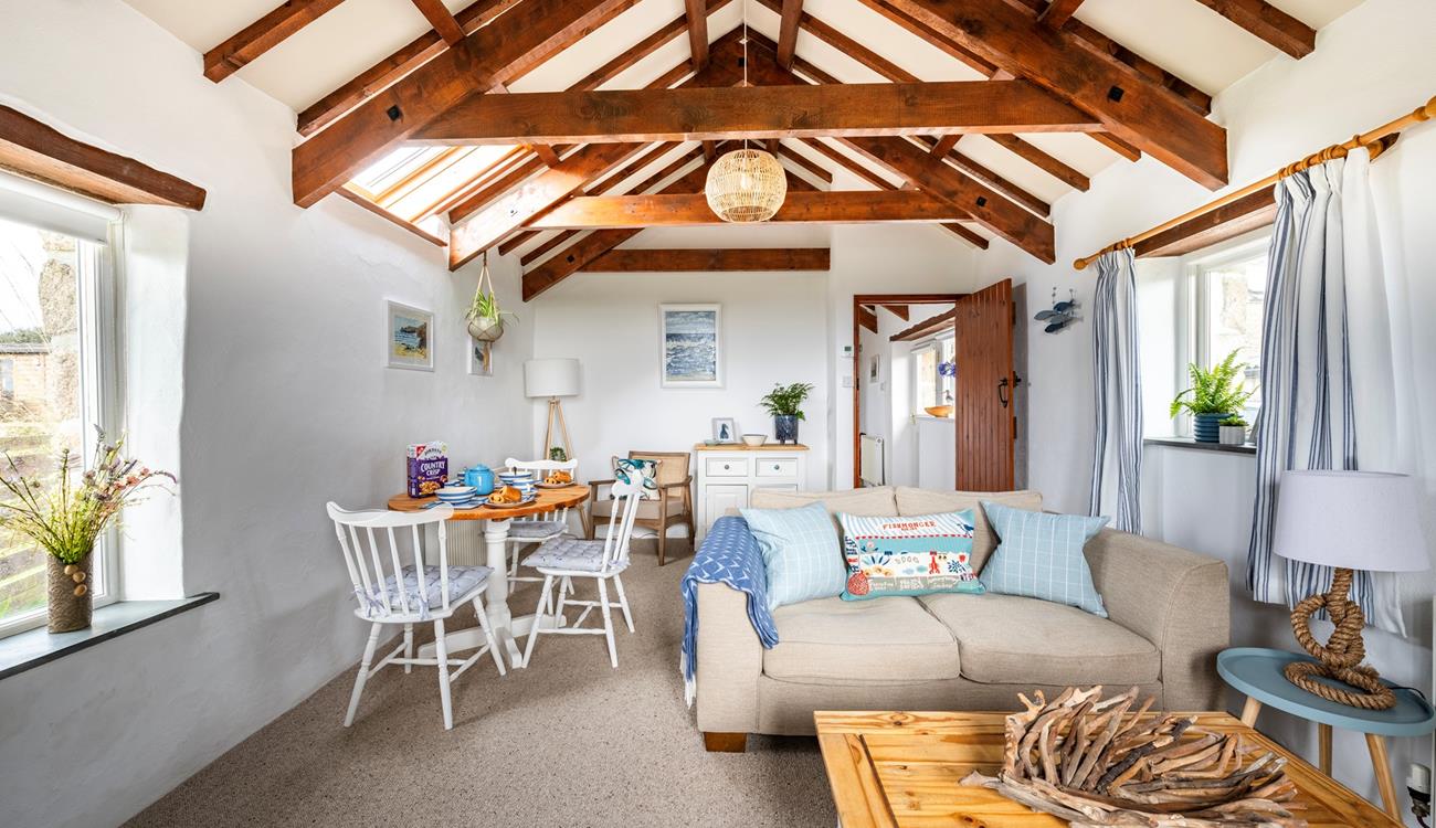 The open plan living space allows you to spend quality time together.