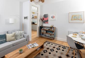 Spend quality time together as a family in the comfortable sitting room.