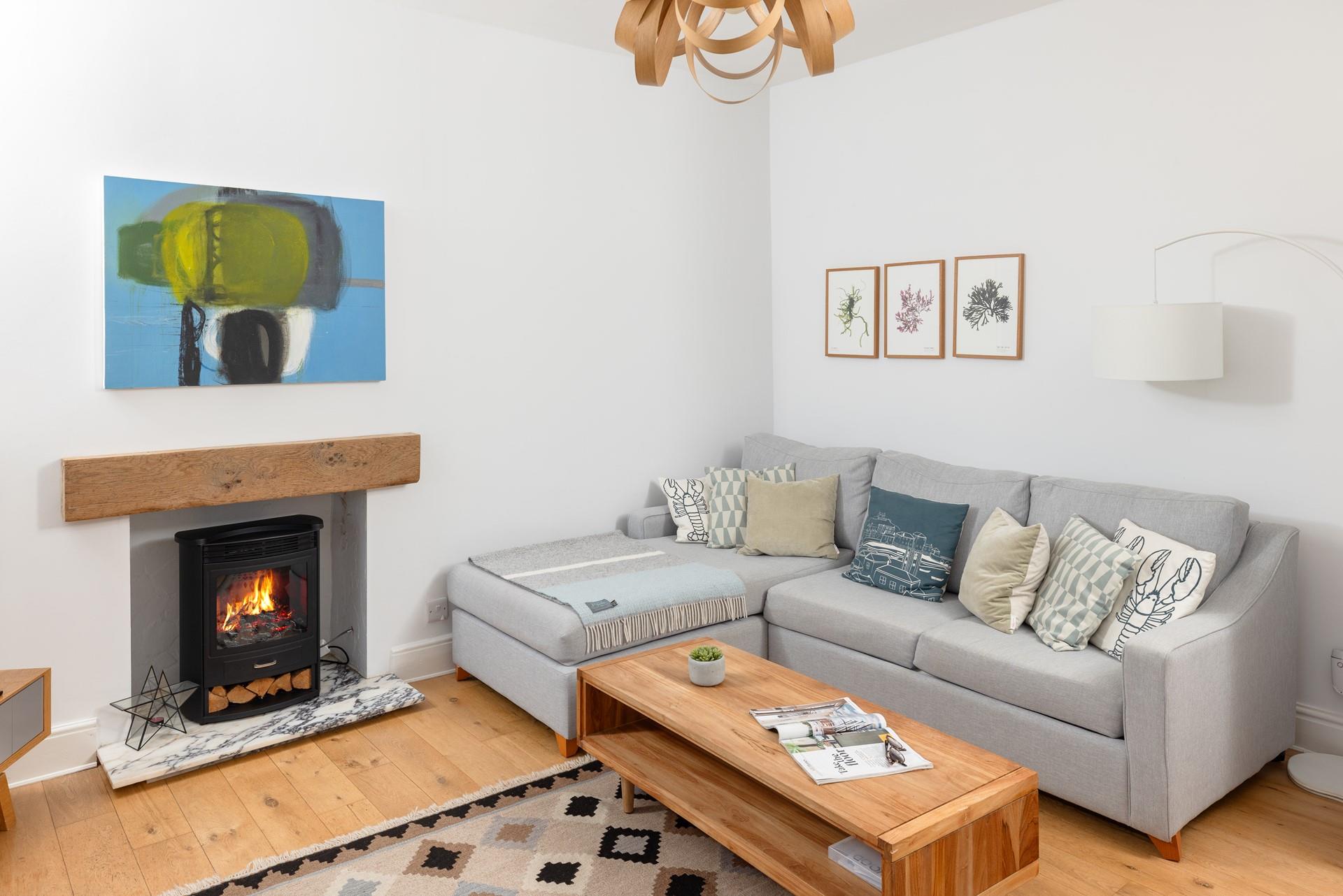 Snuggle up in the cosy sitting room.