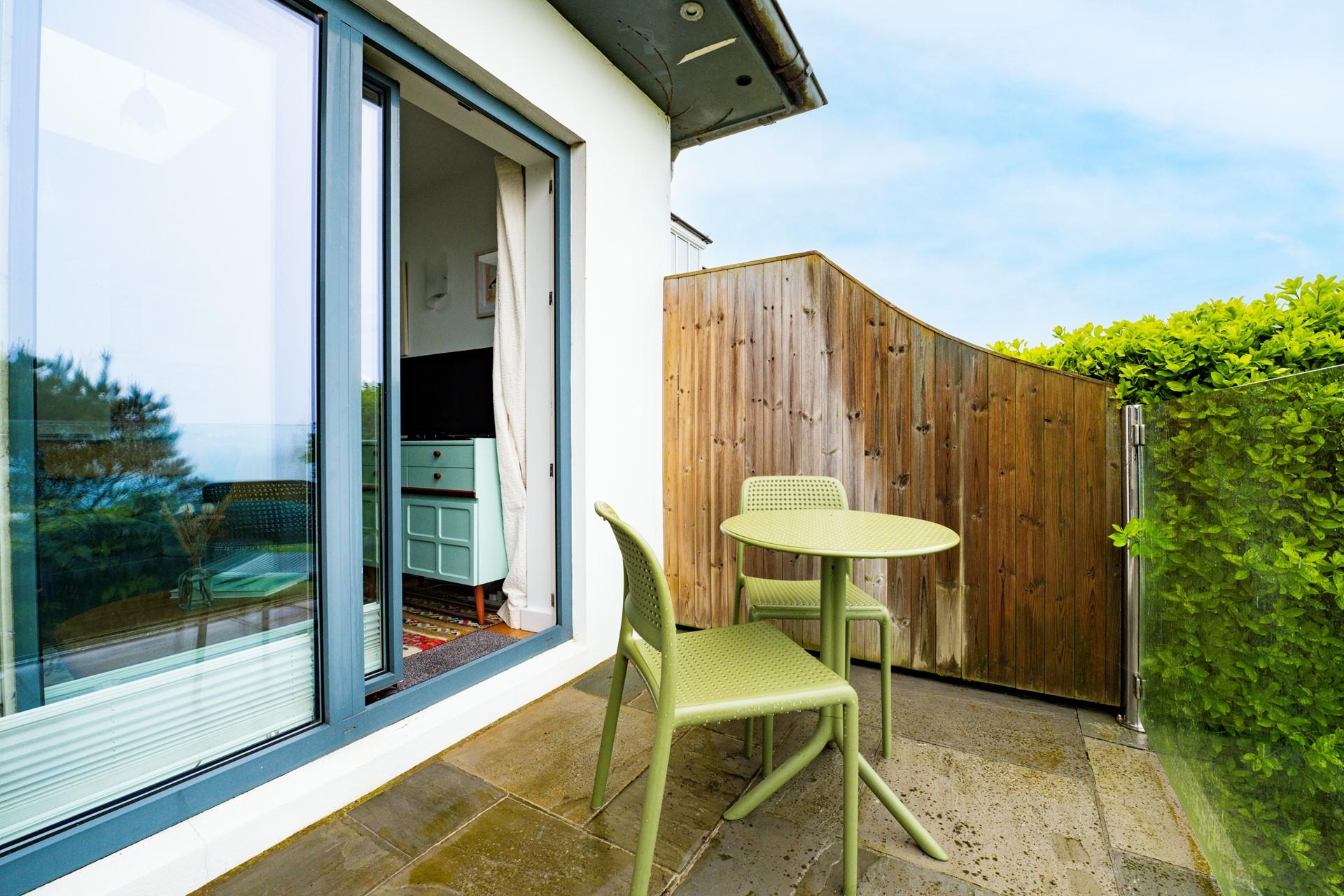 Enjoy meals out on the balcony soaking up the sun.