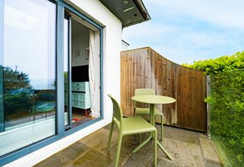 Enjoy meals out on the balcony soaking up the sun.