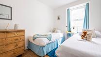 The twin beds are perfect for children to tuck into each night.