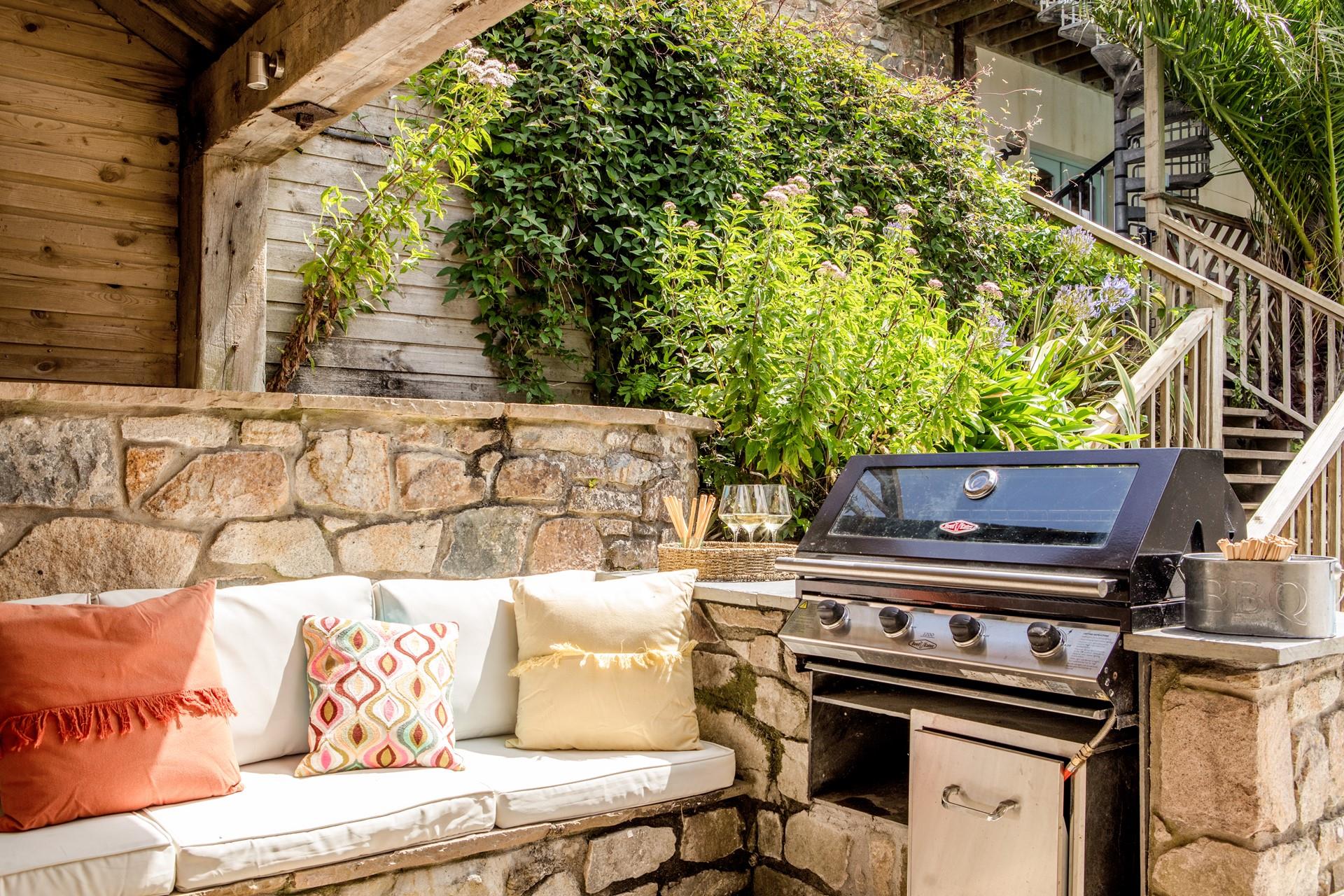 Alfresco evenings are a dream with the beautiful outside area.