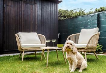 Your four-legged friend will love exploring the large garden.