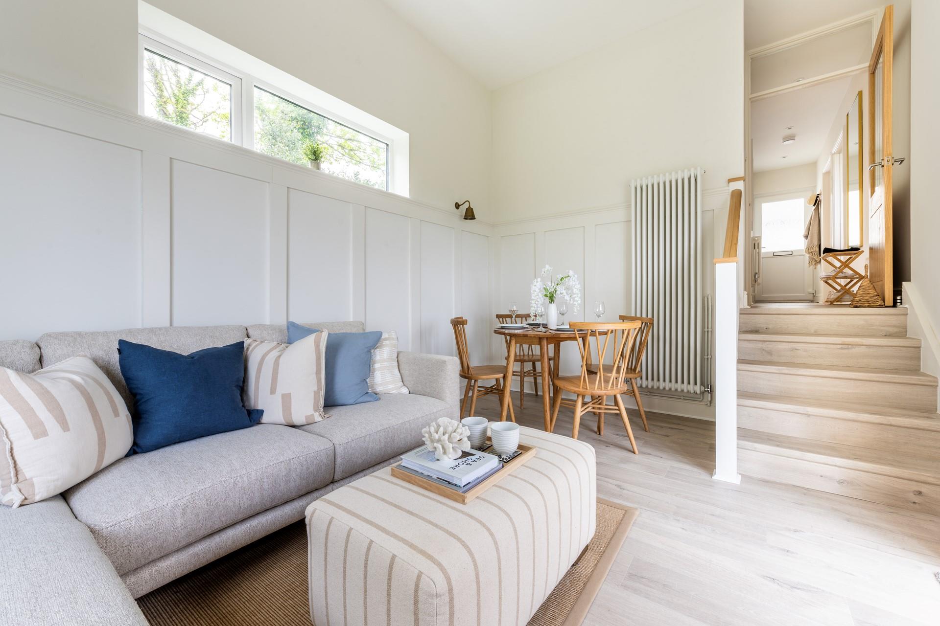 The open plan living and dining area means you can spend quality time together as a family or couple.