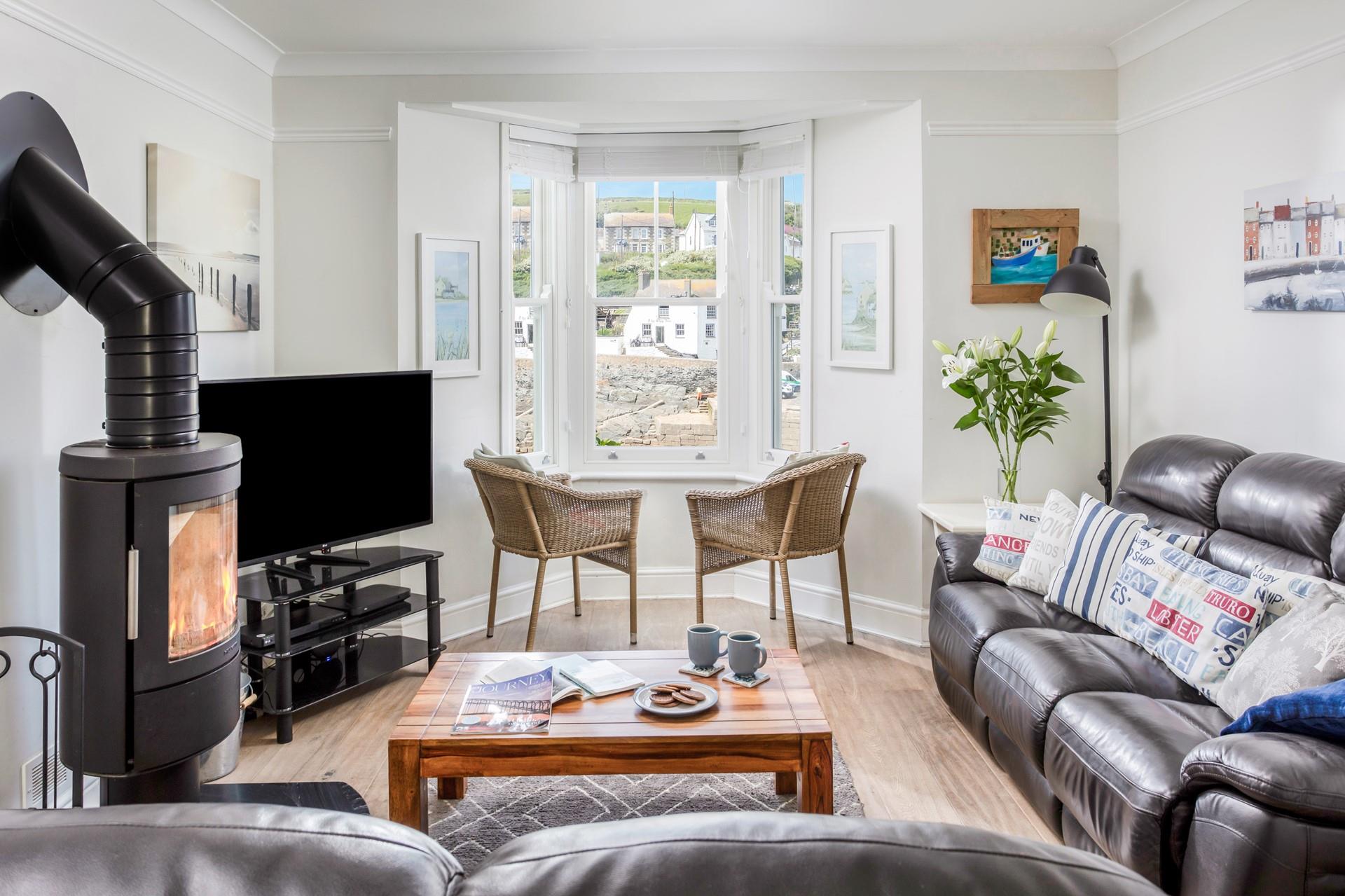 Light the woodburner and snuggle up in the chilly months.