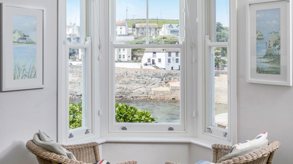 Sip your afternoon cup of tea in the window watching the swimmers and paddleboarders mosey up the harbour.