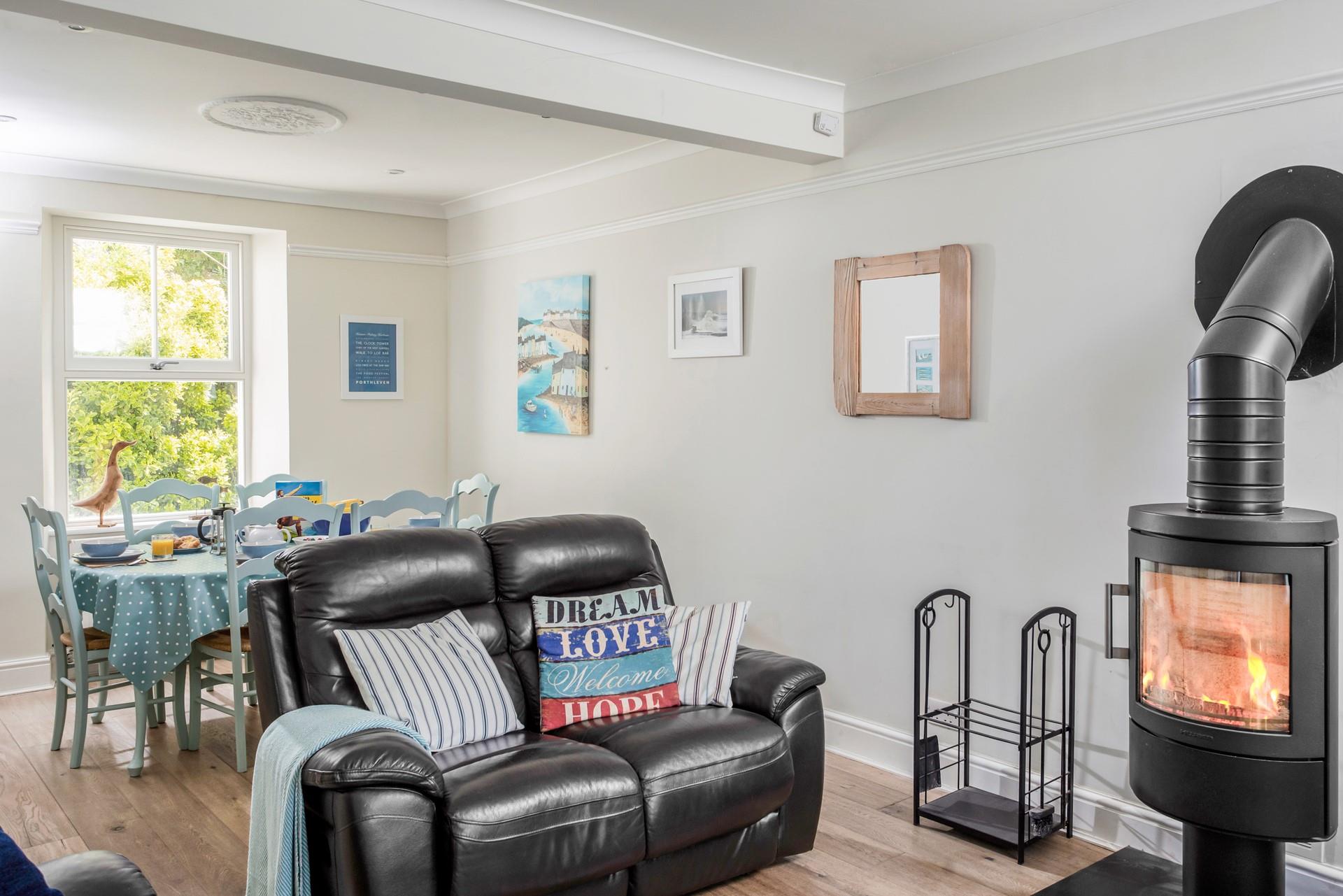 Grab your favourite book and cosy up listening to the crackle of the woodburner.