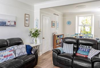 Your furry friend will love exploring the coast path with this cosy base to come back to.