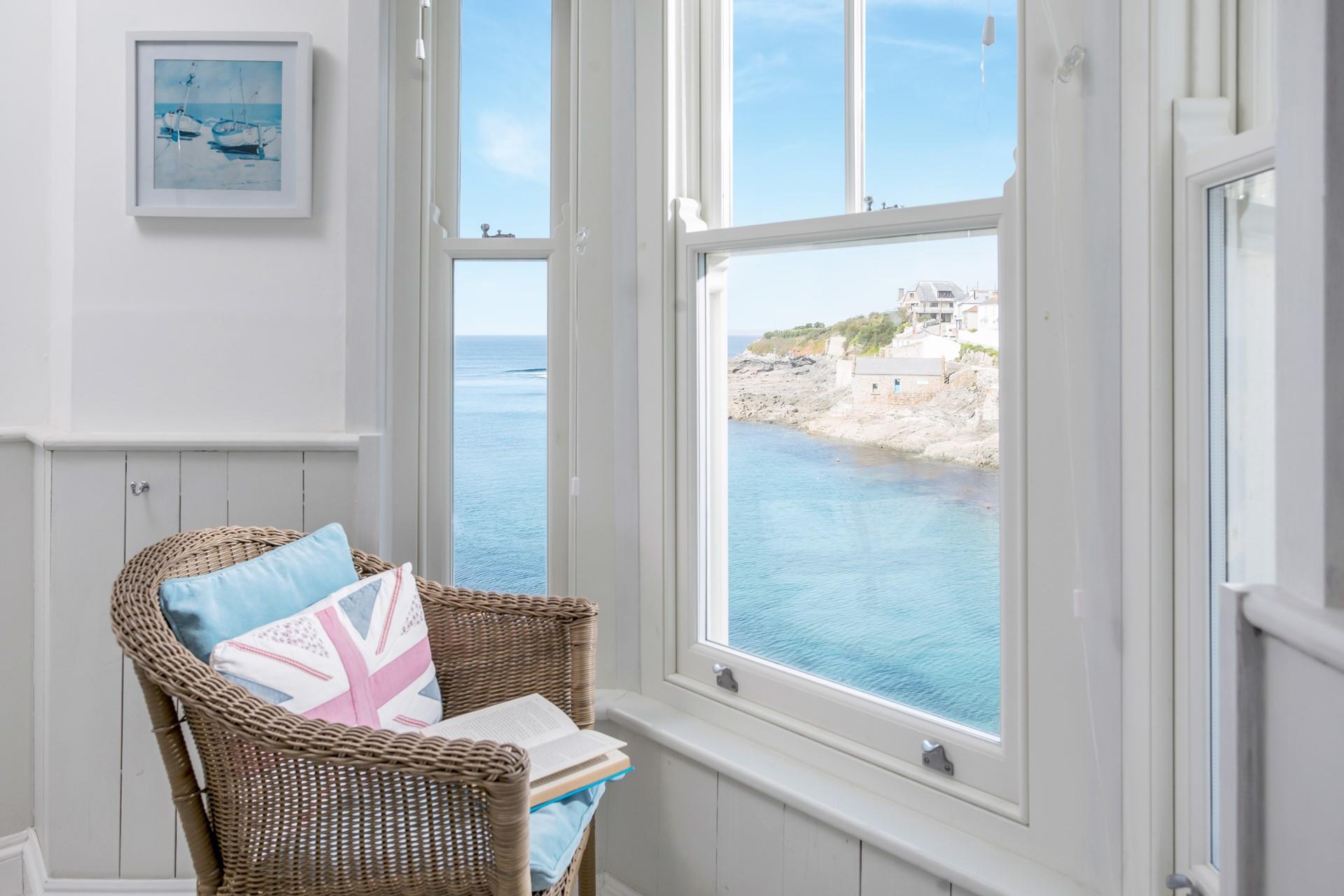 Take a moment of calm looking at the azure water and let your worries drift away.