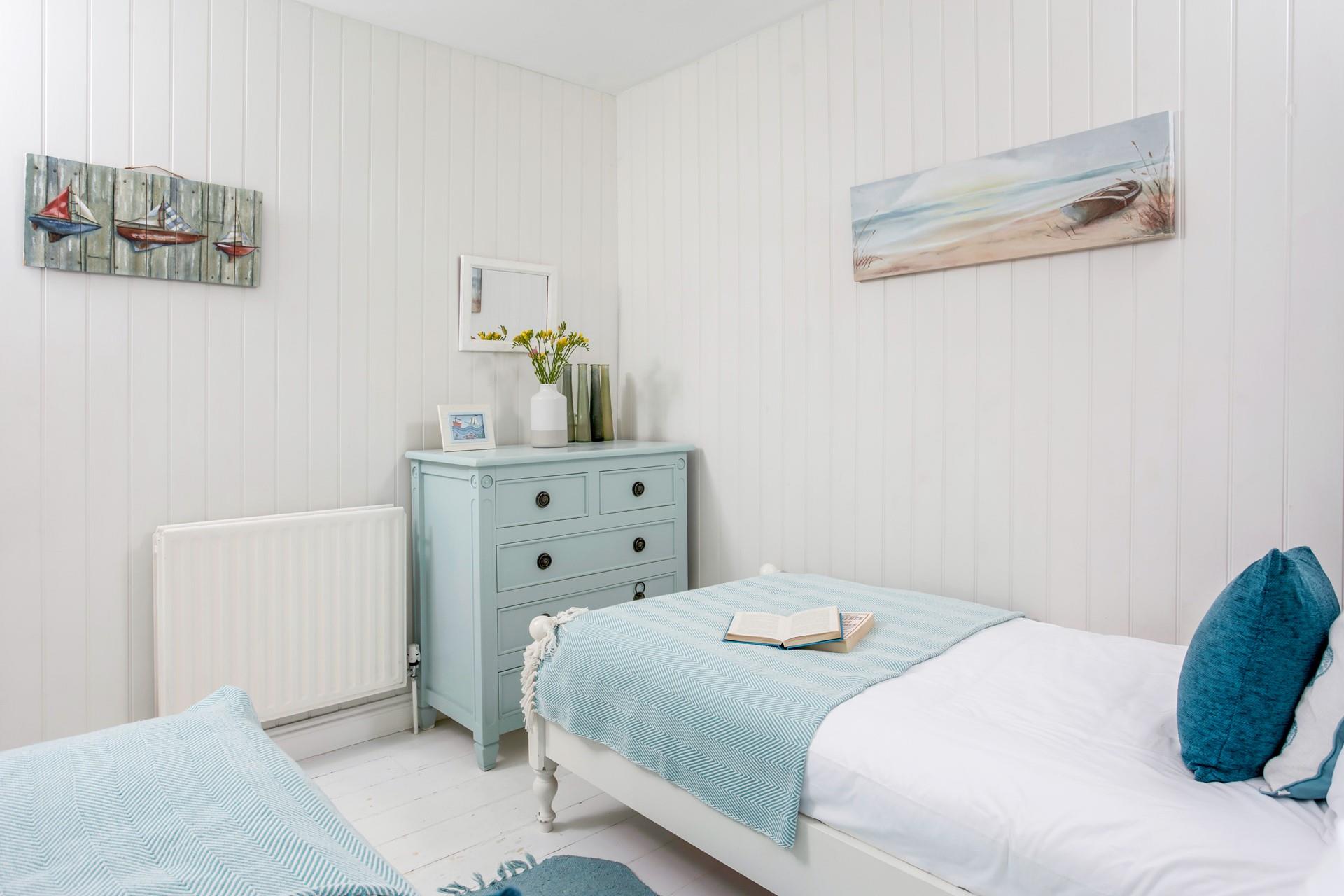 The bedrooms provide a restful retreat after summer days exploring.