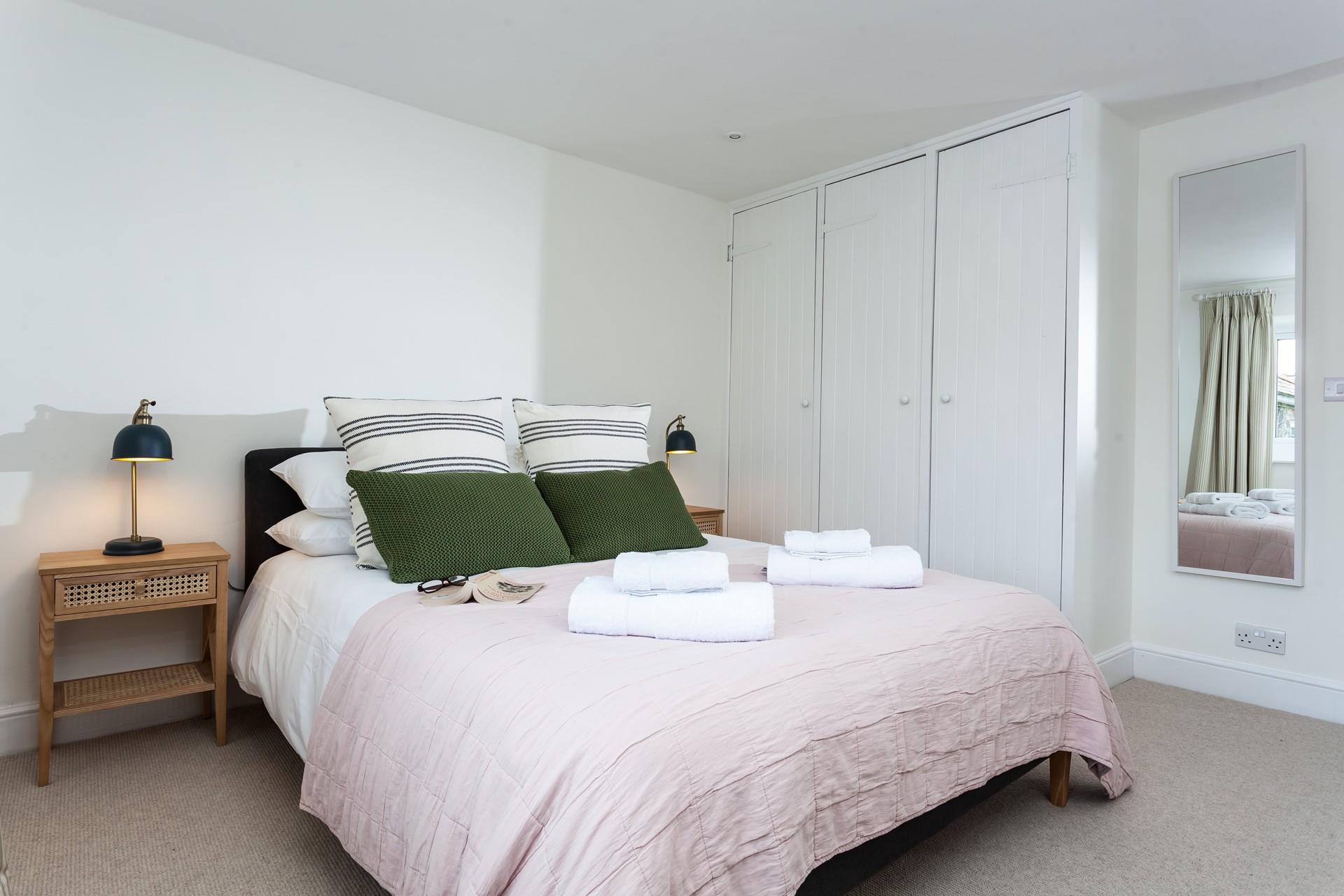 We love the pops of colour in stylish bedroom 3.