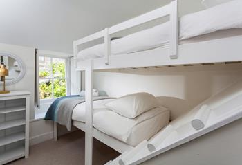 Bedroom 1 has bunk beds perfect for the little ones!